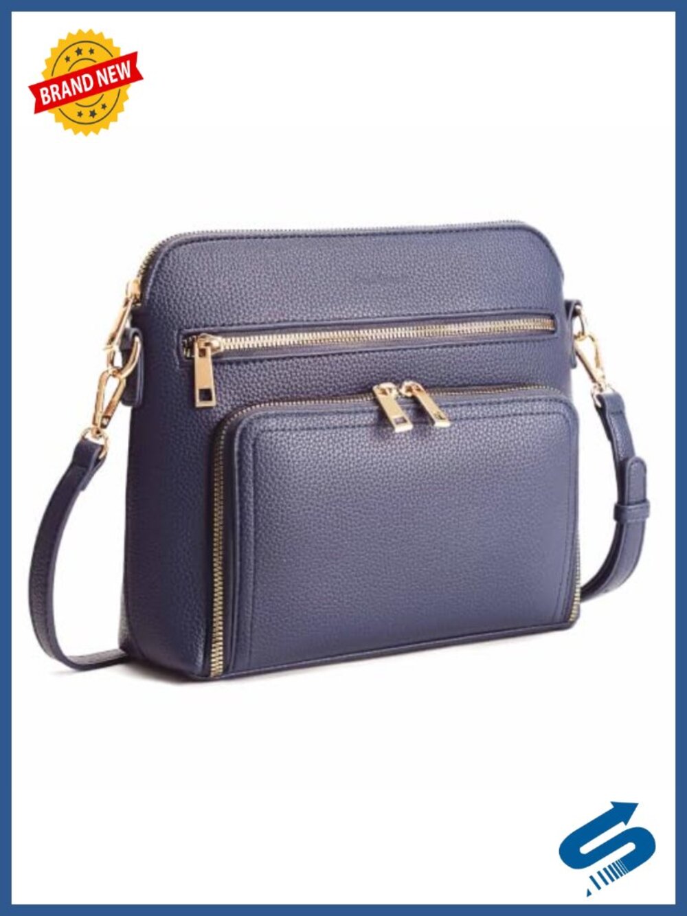 Vegan Leather RFID Crossbody Bag Small Travel Purse